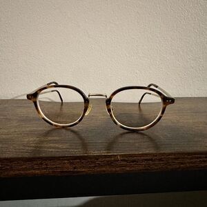 Warby Parker Eyeglasse Thorpe M 1247 47-23-145 Tortoiseshell Frame Made in Italy
